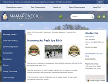 Tablet Screenshot of hommocksparkicerink.org